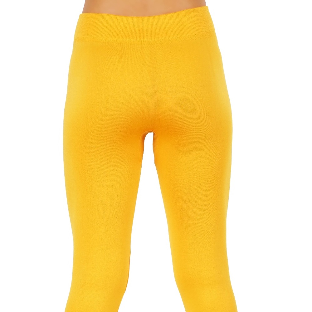 Women`s Fleece Leggings Buttery Soft Pants - Picture 3 of 4